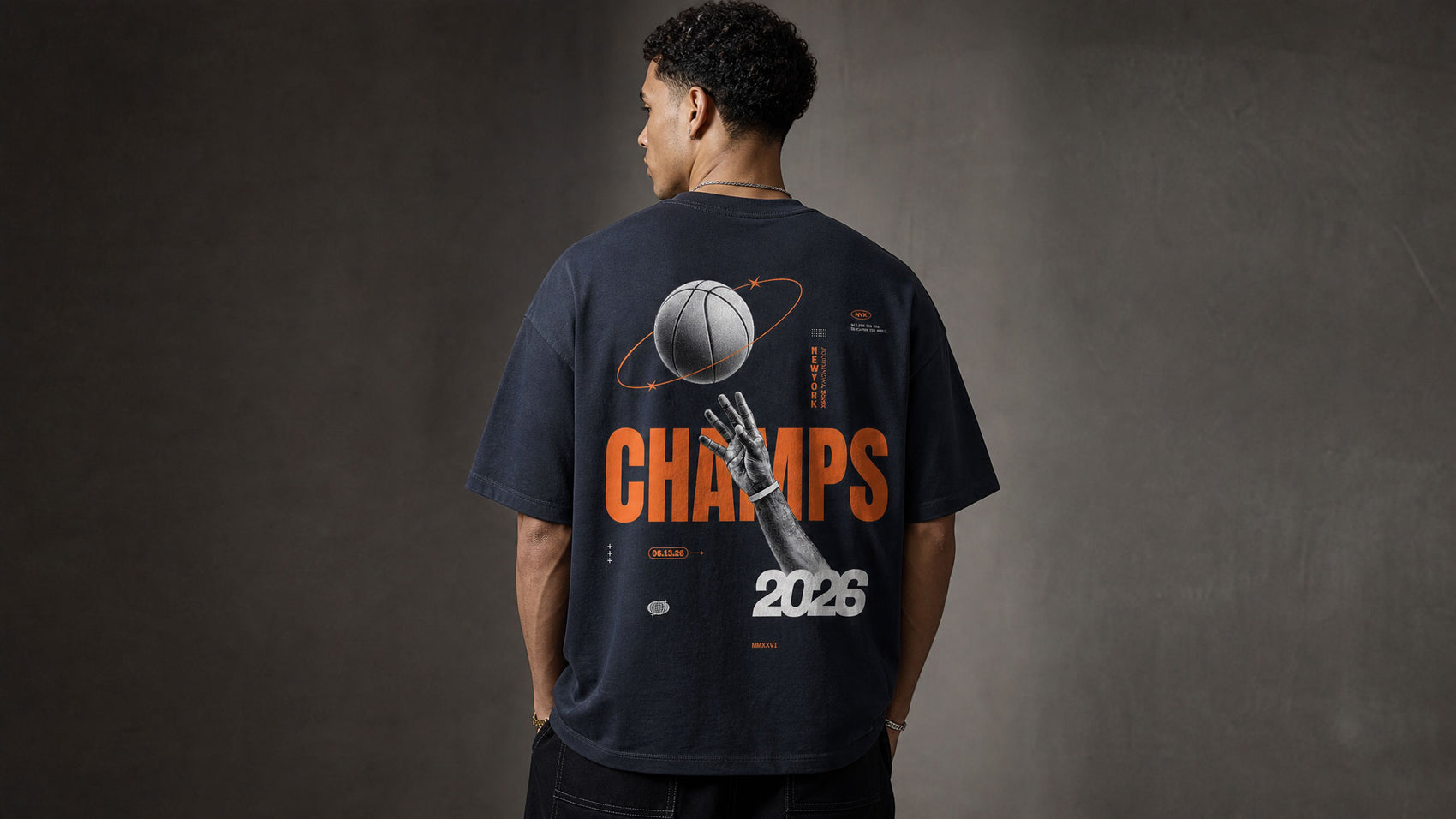 "Champs" - Unisex Oversized T-Shirt